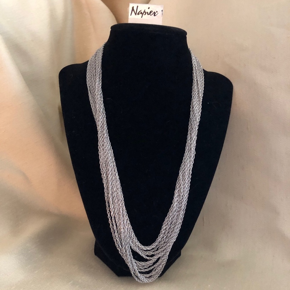 Napier silver necklace